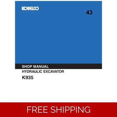 KOBELCO K935 EXCAVATOR WORKSHOP REPAIR MANUAL KOBELCO K935 EXCAVATOR WORKSHOP REPAIR MANUAL